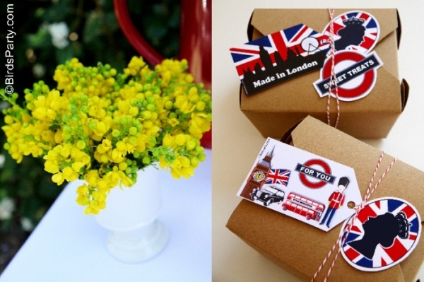 British London Inspired UK Street Party with Printables