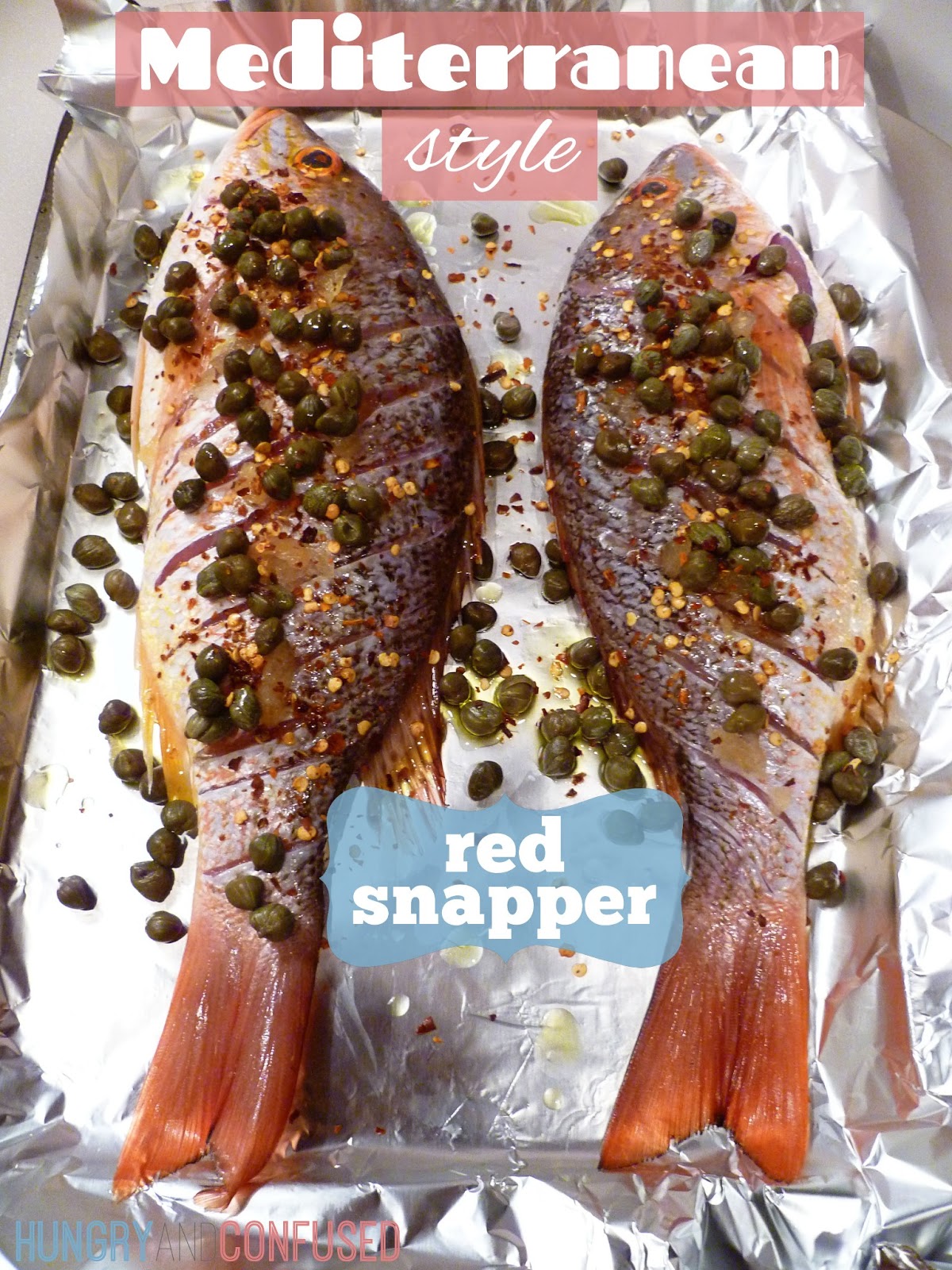 mediterranean style red snapper