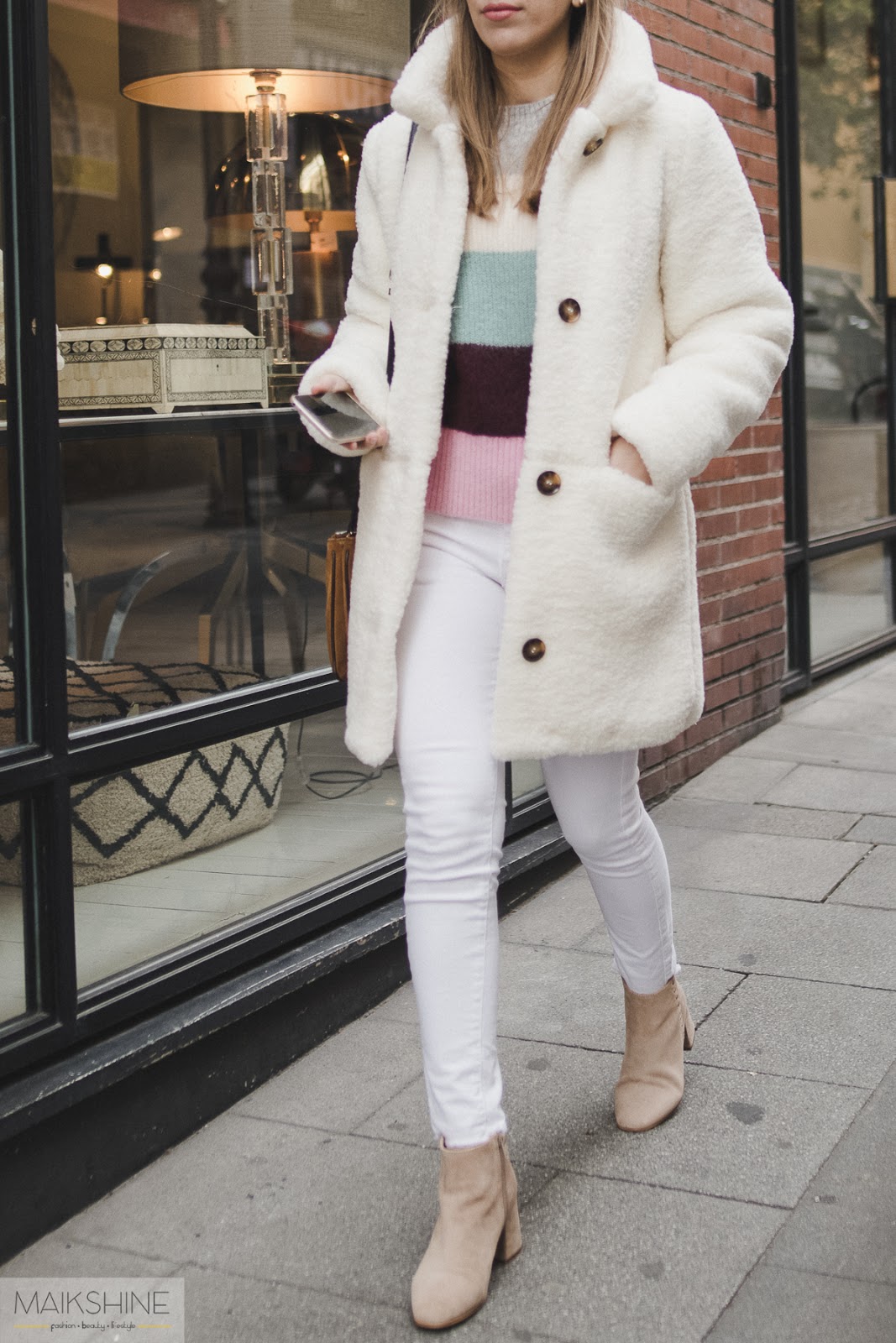 Pretty pastels winter outfit