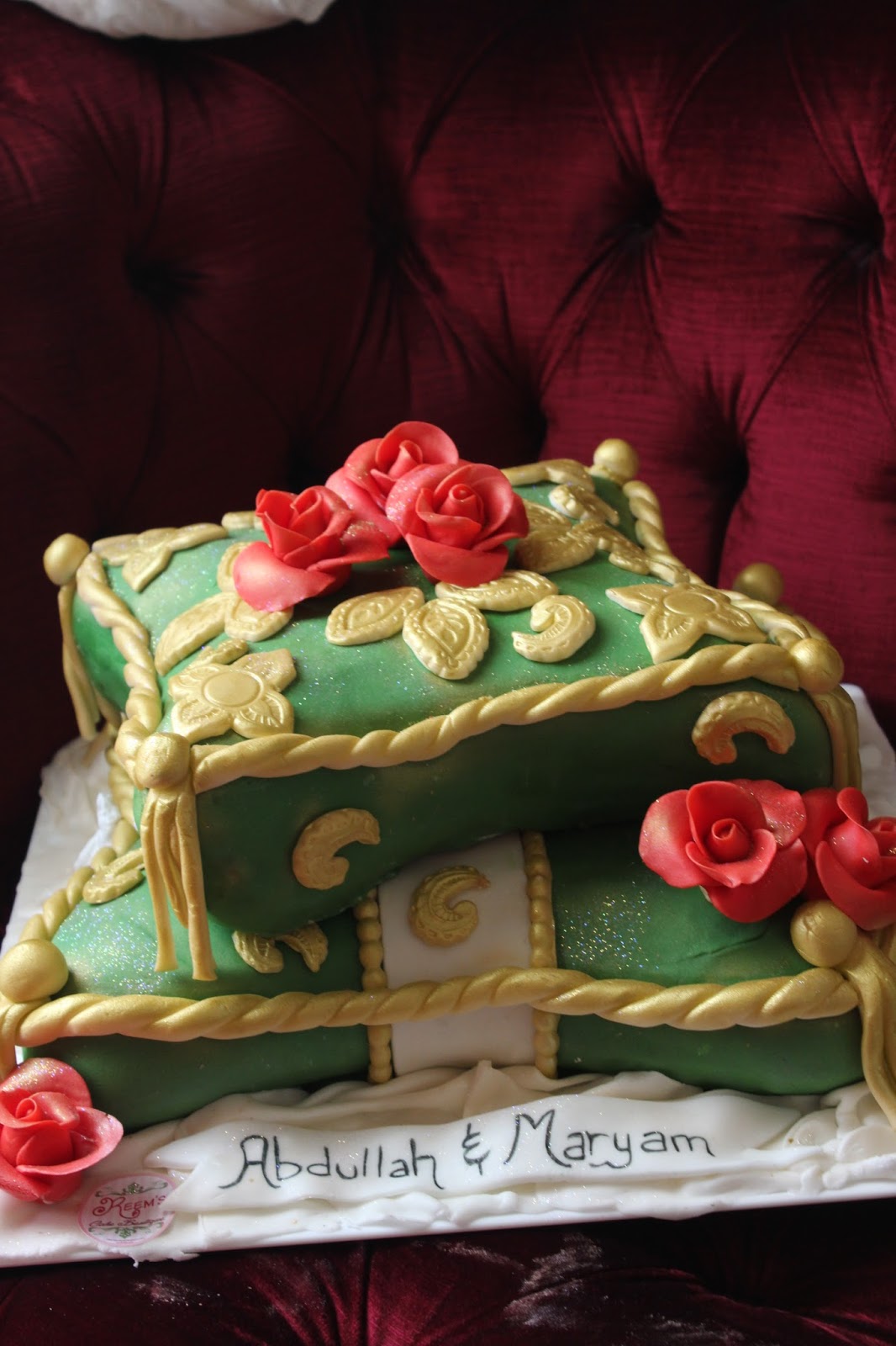Reem's Cake Boutique Pillow Cake
