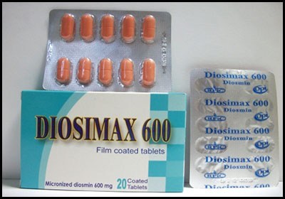 سعر و دواعى إستعمال دواء ديوسيماكس Diosimax 600 للبواسير