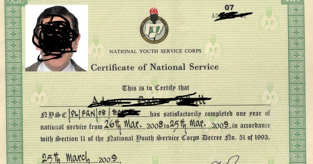 Differences in NYSC Discharged, Exemption and Exclusion Certificates