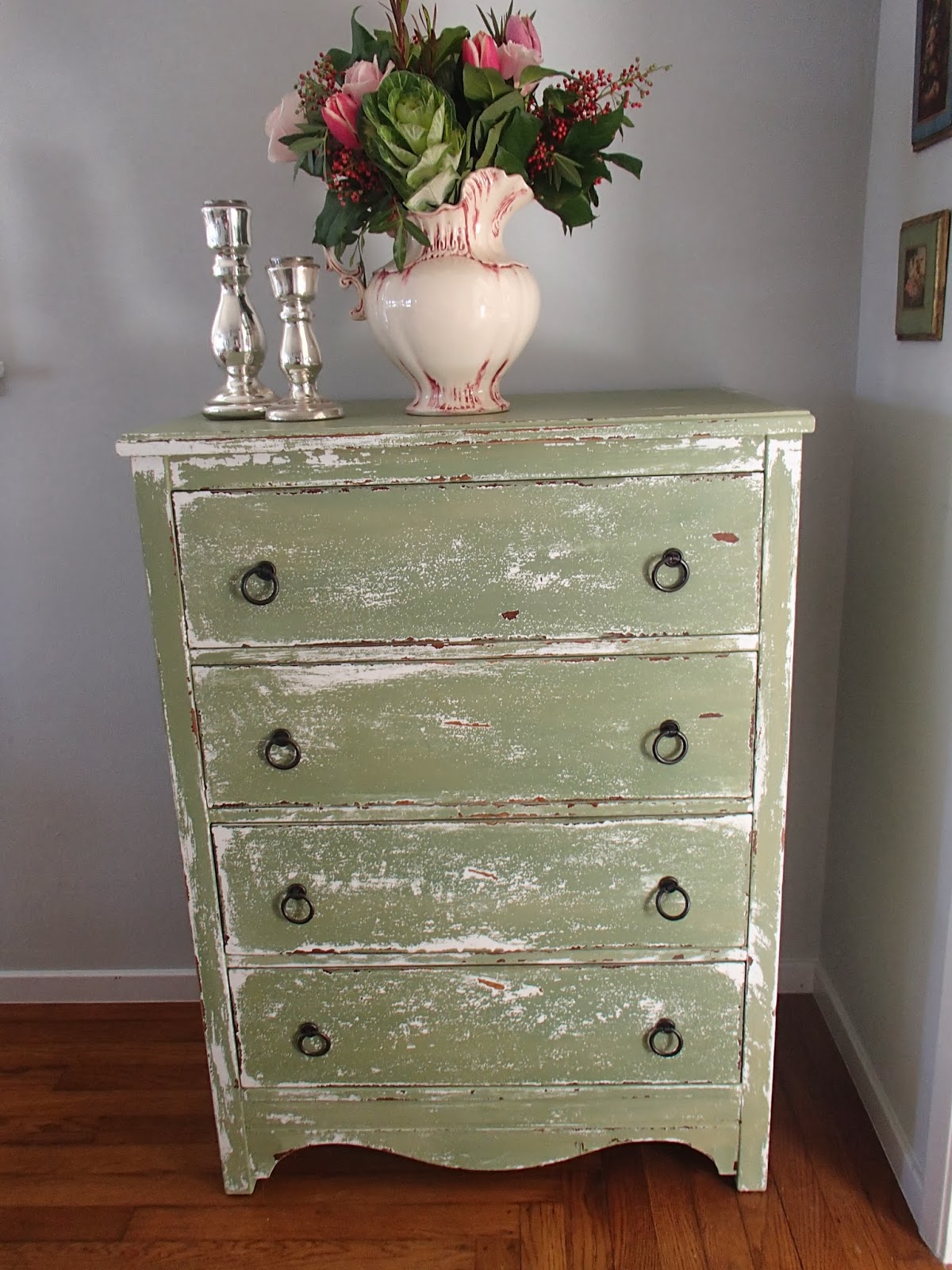 D.D.'s Cottage and Design Chippy Green Dresser