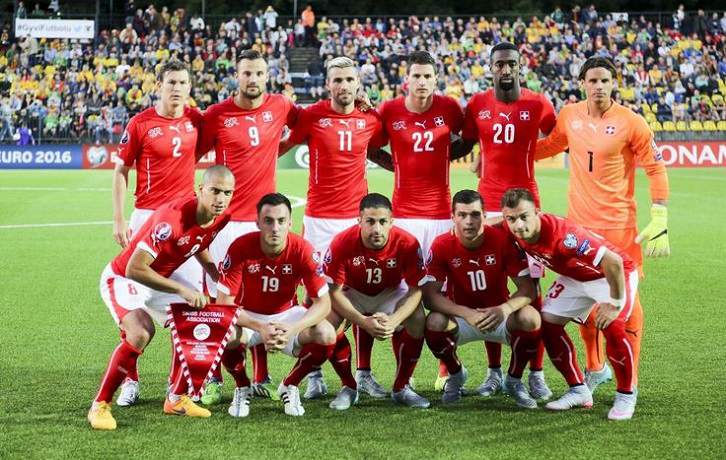 Daftar Profil Pemain Timnas SWISS / Switzerland UEFA Euro 2016
