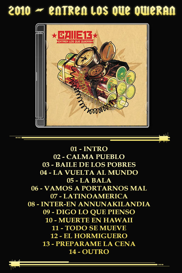 Calle 13 - Discografia de estudio - 320 kbps [Mega]