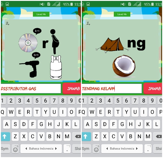 Kunci Jawaban Tebak Gambar Level 46 Sanjau Soal Latihan