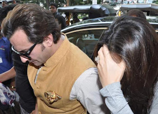 Saif, Kareena & others snapped while leaving for Pataudi