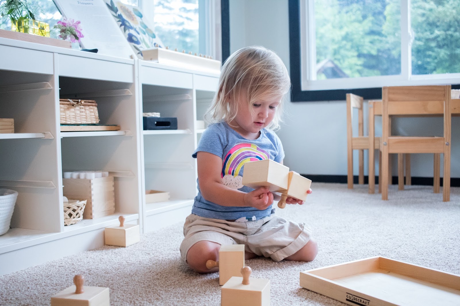 Sensorial Learning at Home at 3yearsold