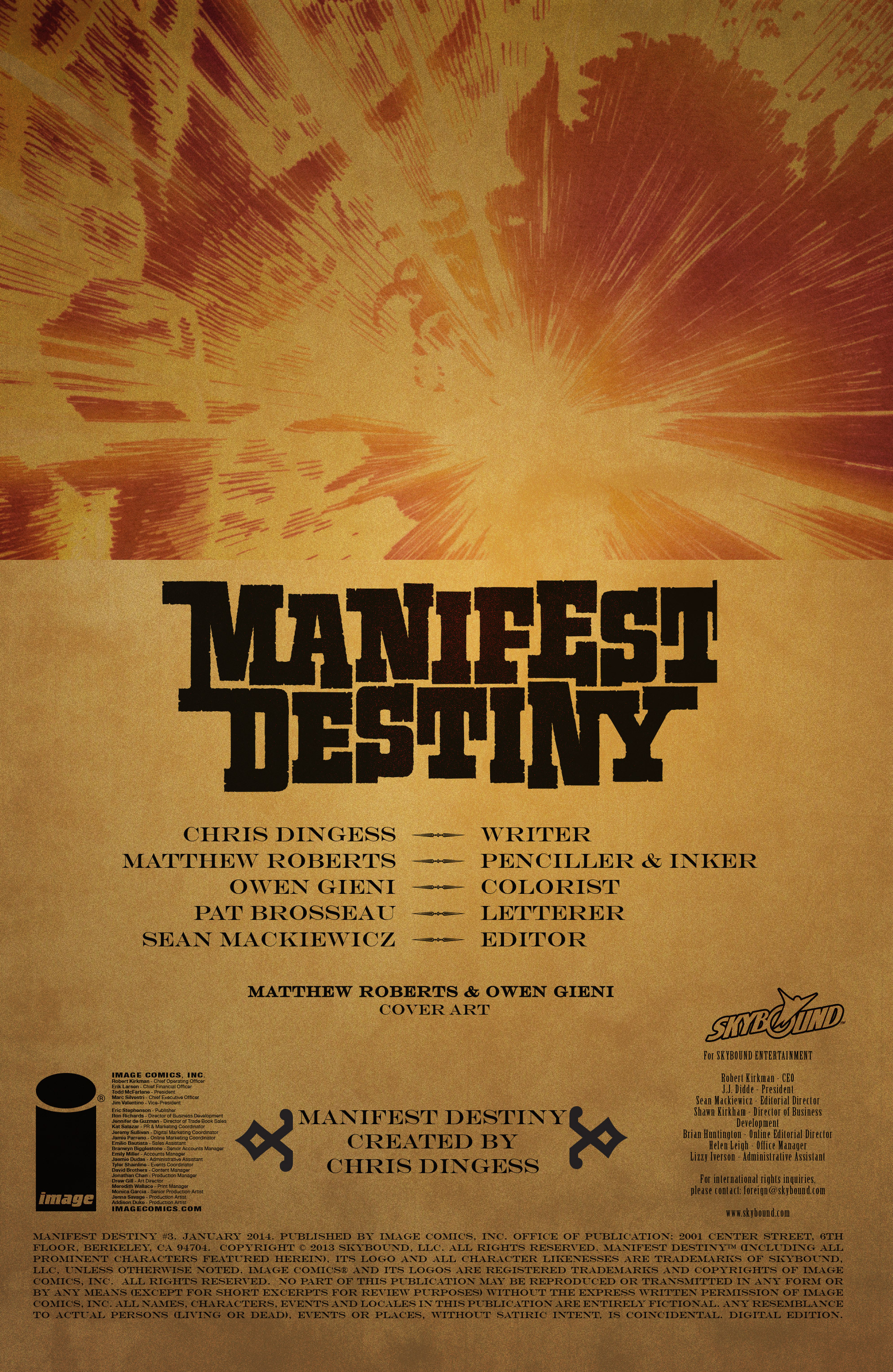 Read online Manifest Destiny comic -  Issue #3 - 2