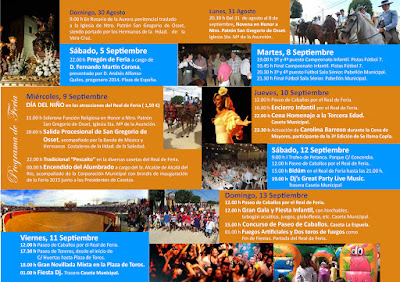 Alcalá del Río - Feria 2015 - Programa