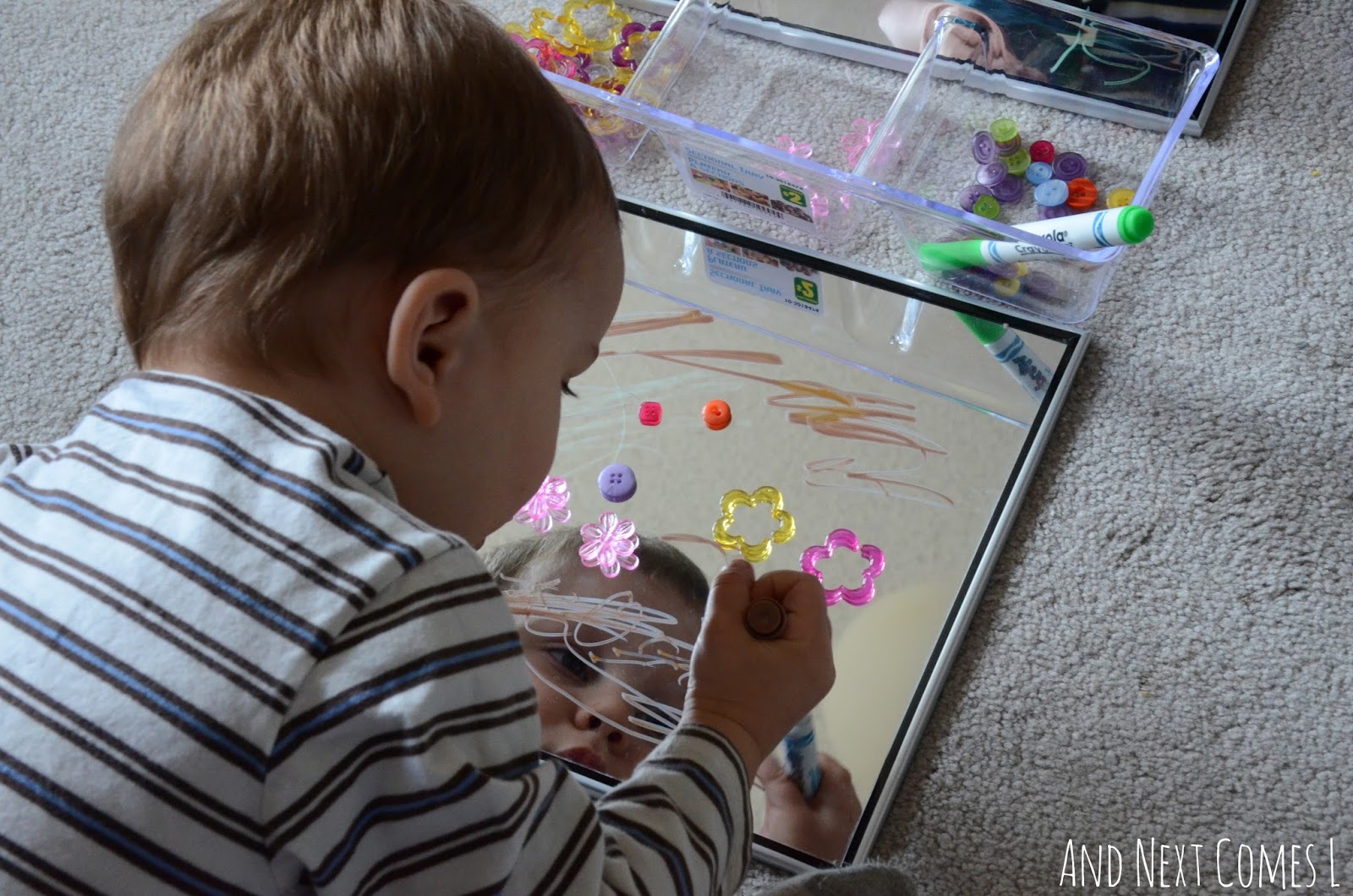 Spring Mirror Drawing Activity for Kids And Next Comes L Hyperlexia