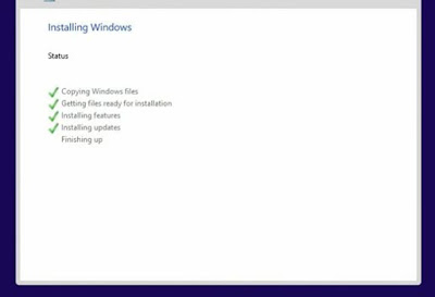 proses install windows