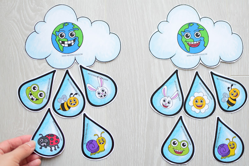 SPRING CHARACTER FACES SORTING