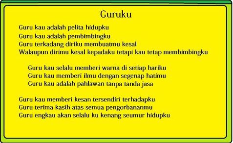 Puisi Singkat Guru Pahlawan Tanpa Tanda Jasa 1001 Kumpulan Puisi Terbaik Puisi Singkat Guru Pahlawan Tanpa Tanda Jasa 1001 Kumpulan Puisi Terbaik