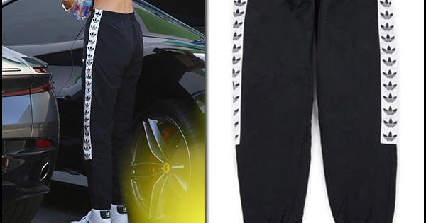 Kendall Jenner in black Adidas wind pants in LA on August 18 ~ I want ...