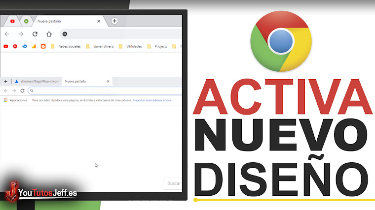 Como Activar el Nuevo Diseño de Google Chrome