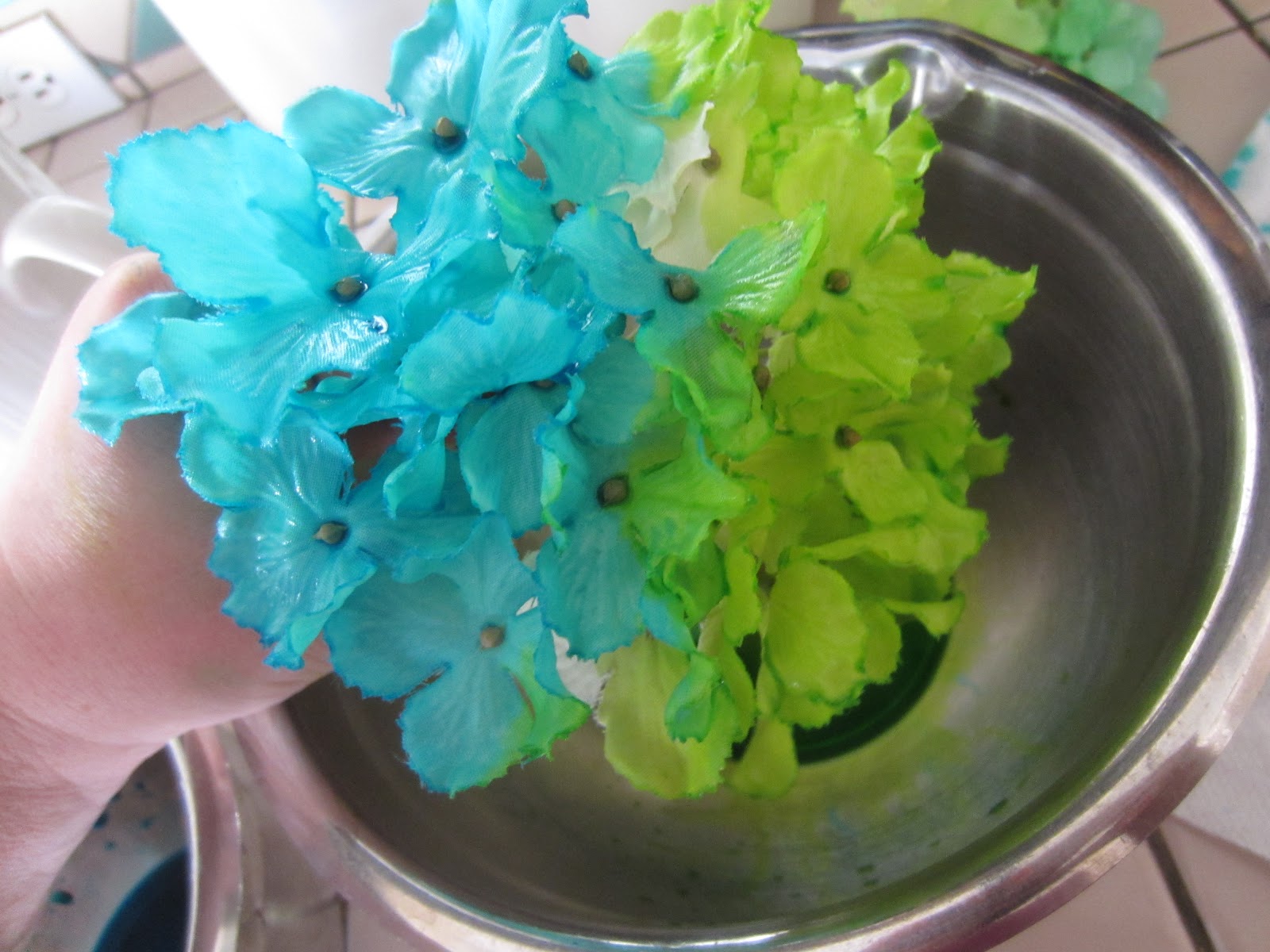 3sisters Dying silk flowers