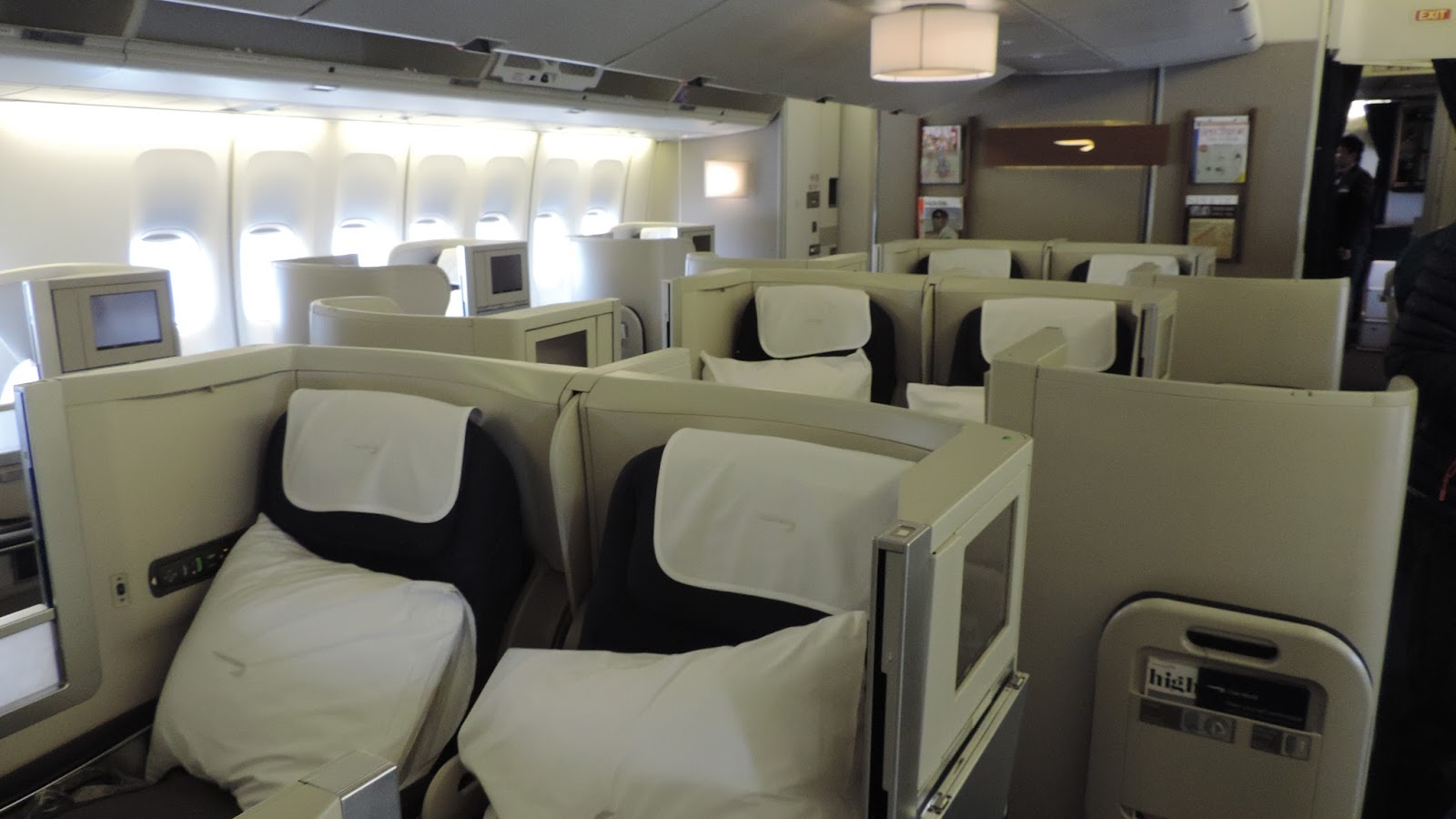 British Airways 747 Business Class Upper Deck