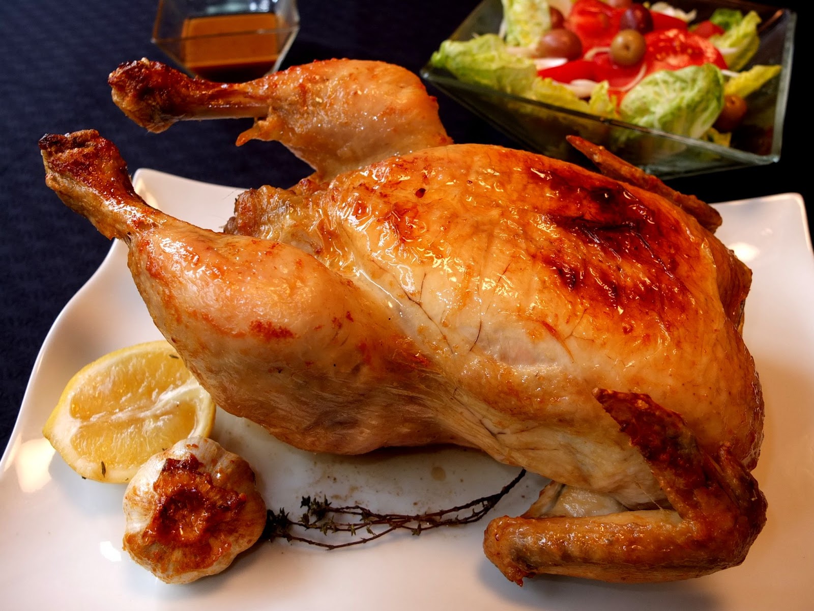 Cocinando con Lola García Pollo asado, al gusto de Berasategui.