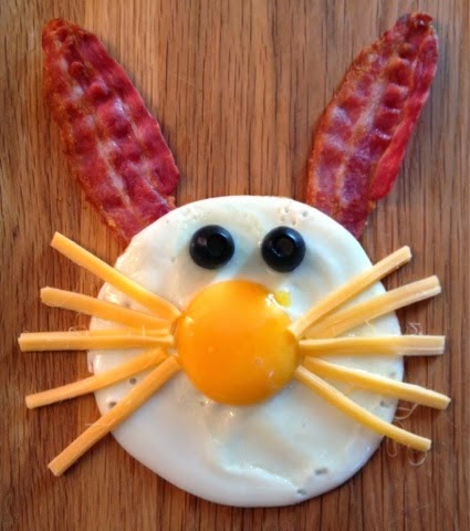 Foodie Quine -  Easter Foodie Treats - Fried Egg Bunny 