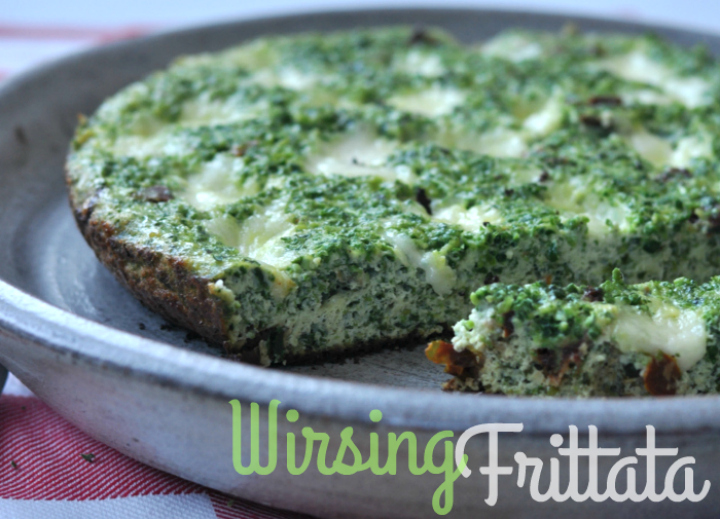 Italien Frittata with Savoy - a surprising way to serve kale