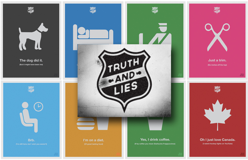 Truth and Lies Posters