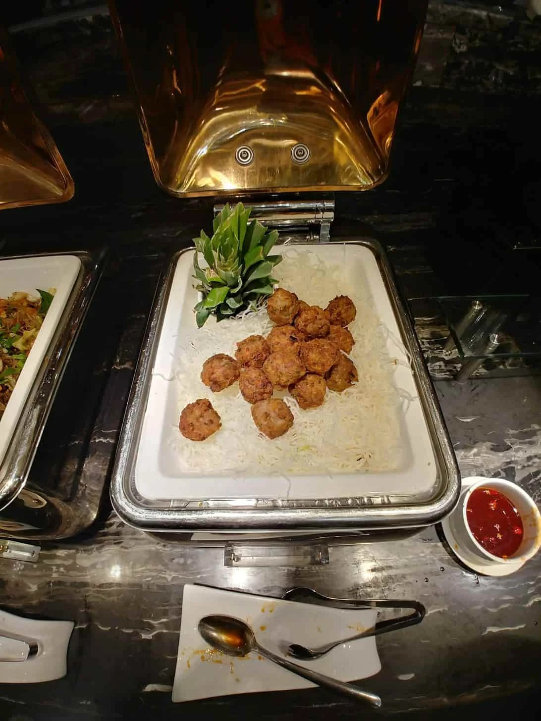 Meatballs at Buffet 101 Restaurant