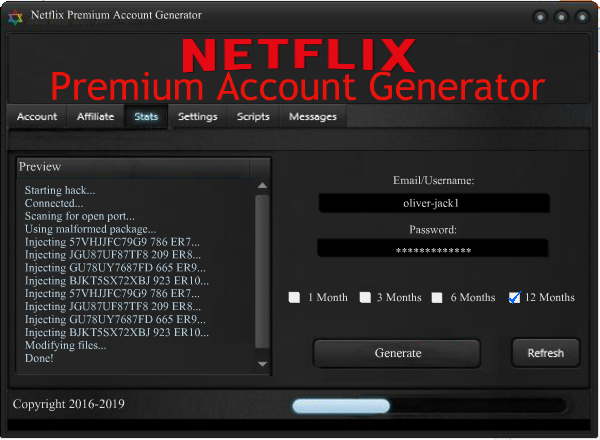 codici account validi Netflix Premium