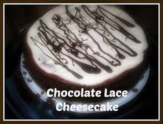 Chocolate Lace Cheesecake recipe @ kympossibleblog.blogspot.com