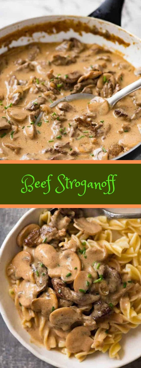 rovieshone food recipes : Beef Stroganoff
