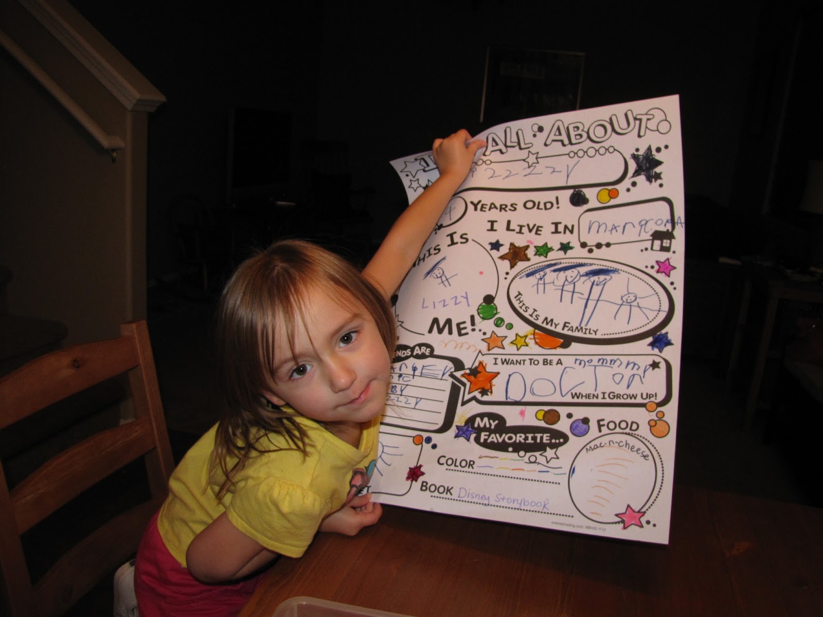 Building Rainbows: First Homework Assignment: It's All About Lizzy