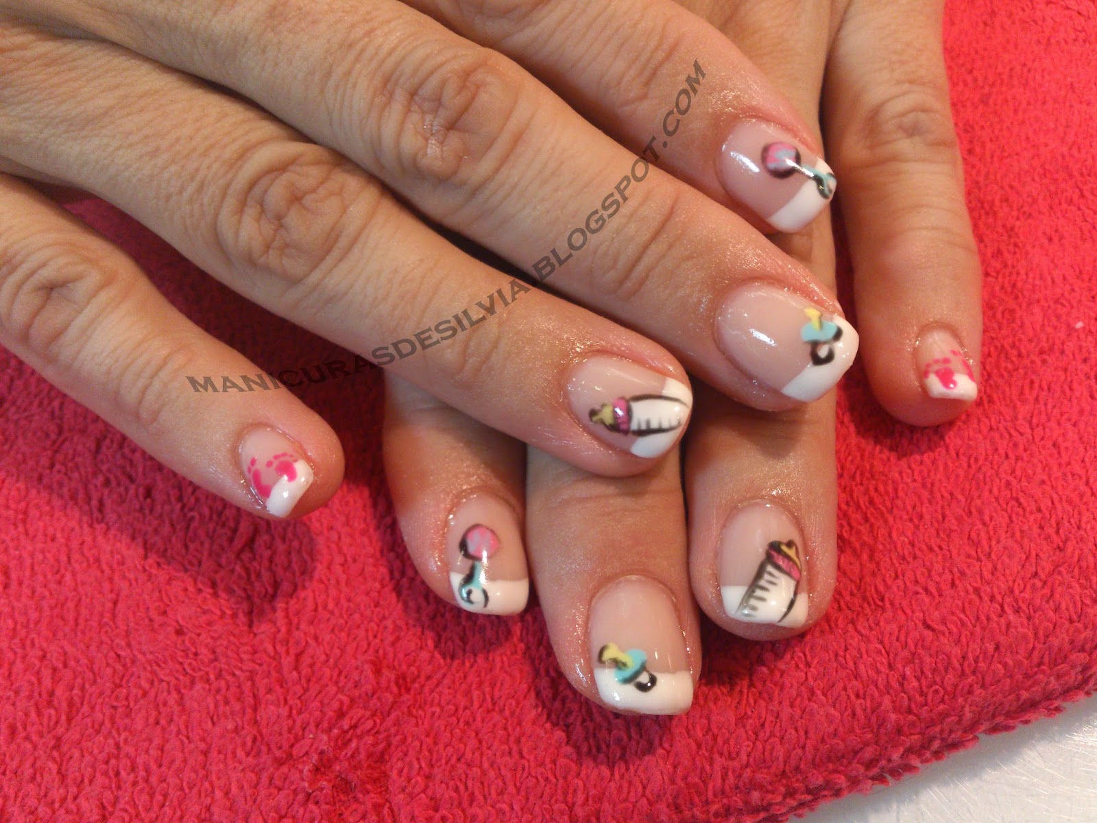 Manicuras de Silvia Uñas de bebé (Baby nails)