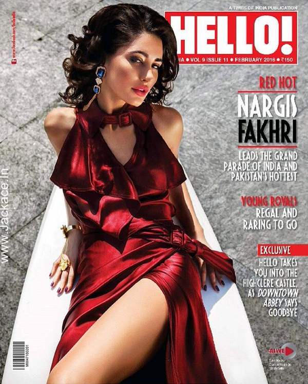 Super Hot Nargis Fakhri On The Cover Of HELLO! India