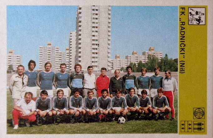 FK RADNICKI NIS 1980-81.