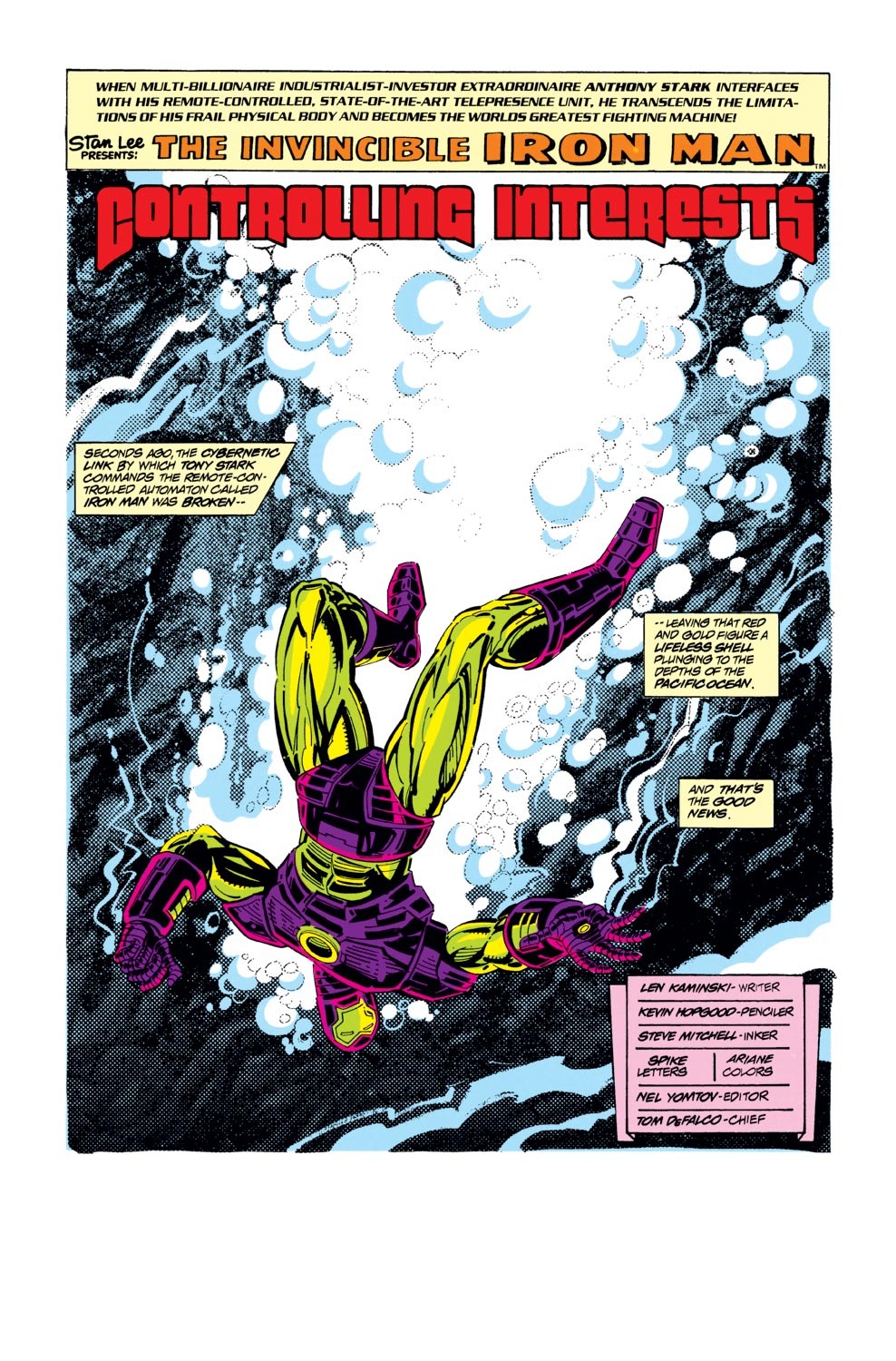 Read online Iron Man (1968) comic -  Issue #293 - 2