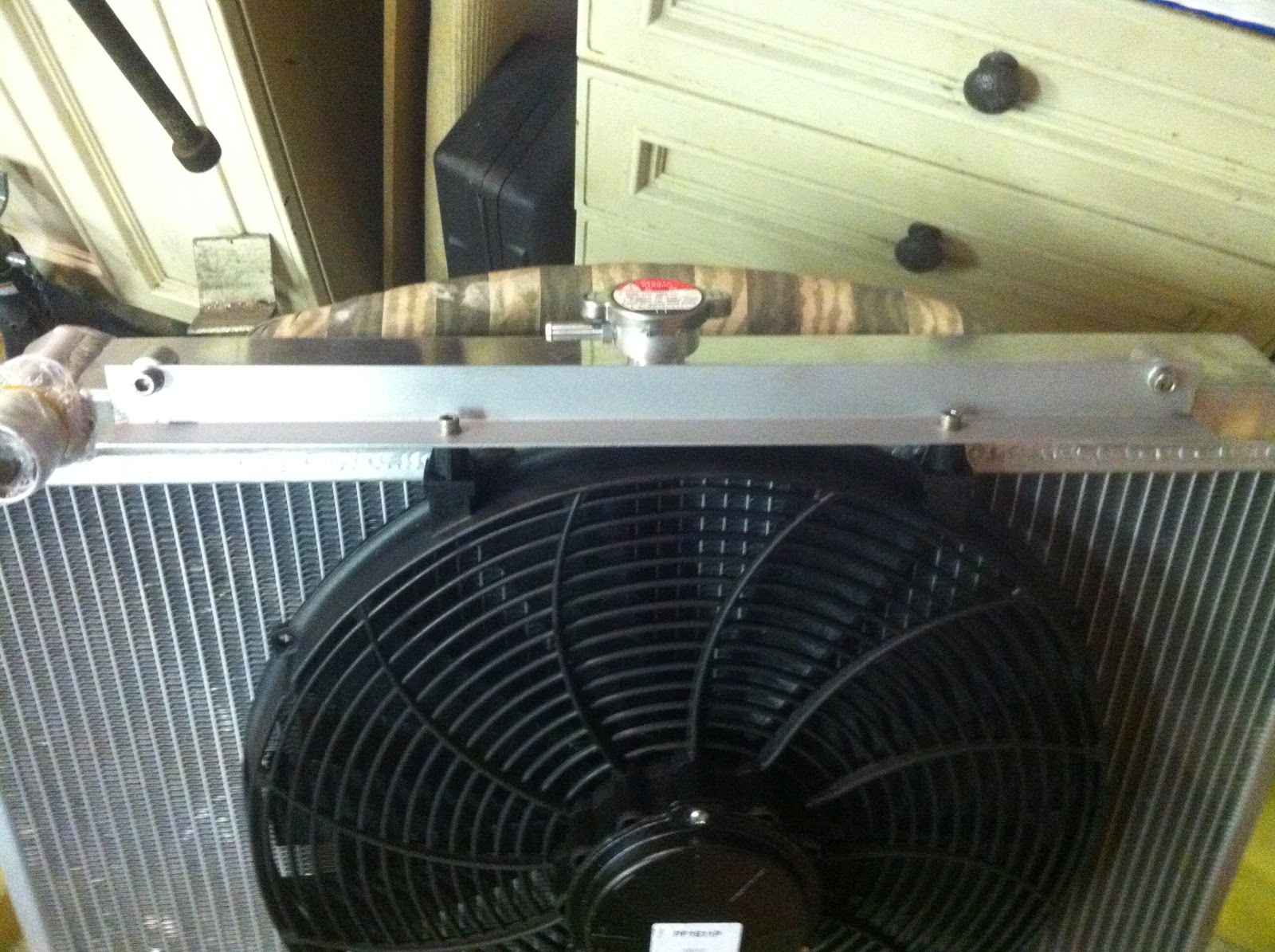 AC Cobra Build Dax 427: Radiator 1
