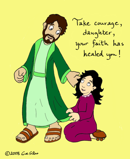 Woman With Issue Of Blood Healed Children S Craft Woman With Issue Of Blood Healed Children S Craft
