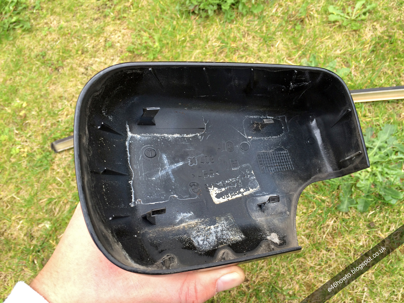 BMW E46 Wing Mirror Glass and Cap Removal and Replacement