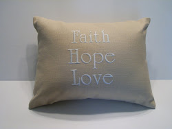 FAITH HOPE LOVE - yellow cotton