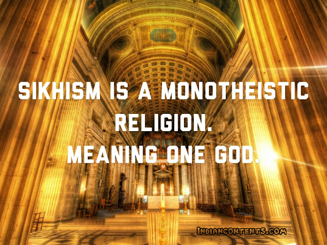 Sikhism-A Monotheistic Religion