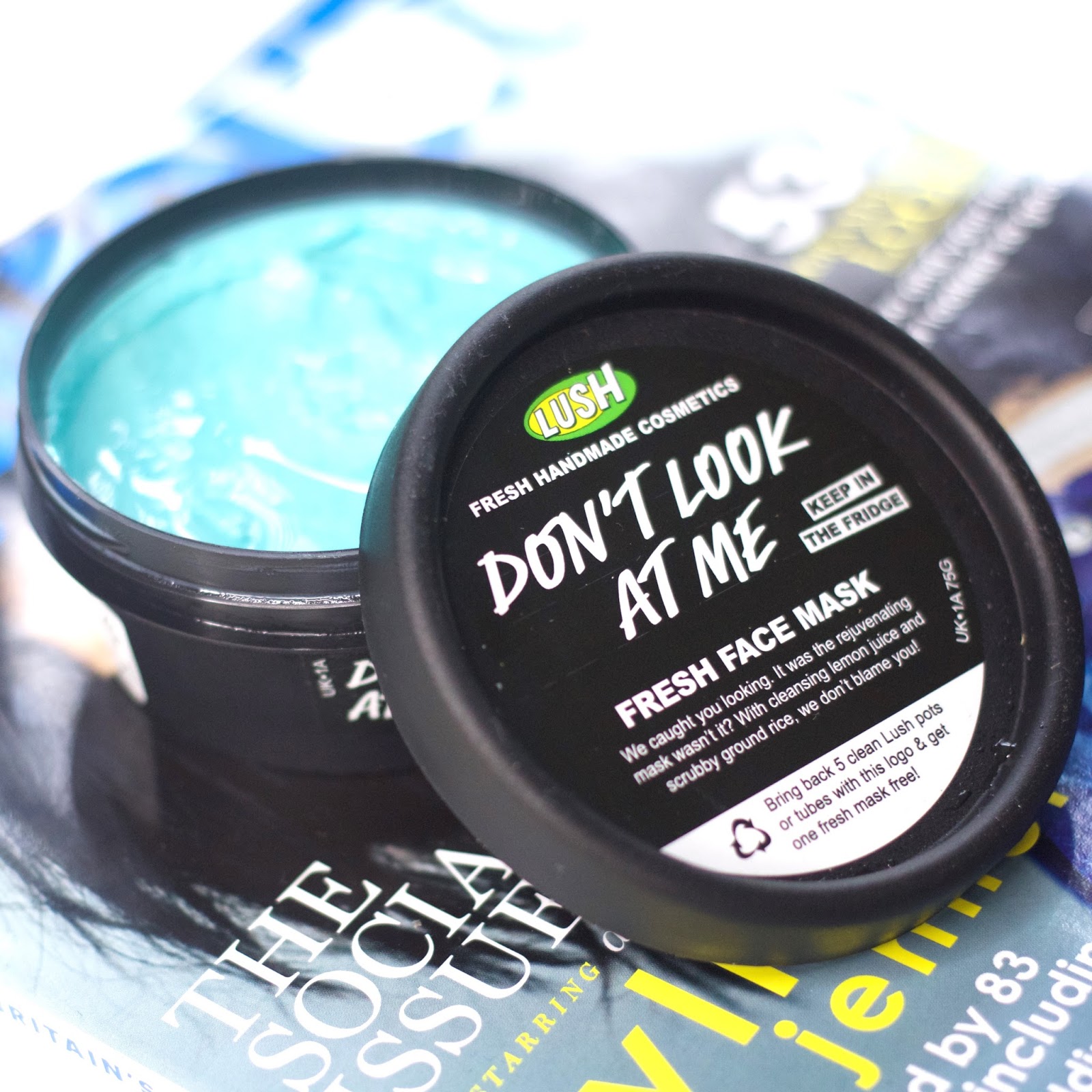 Download Lush Don T Look At Me Face Mask Review Farheenxo PSD Mockup Templates