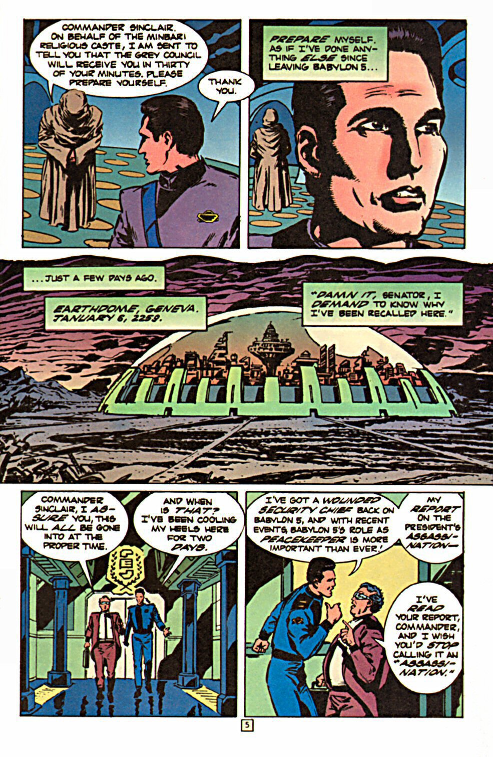 Read online Babylon 5 (1995) comic -  Issue #1 - 7