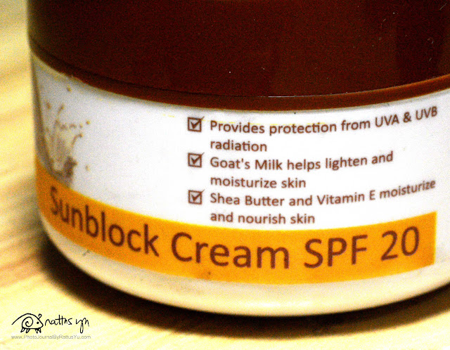 HBC's Body Recipe Milk+ Sunblock Cream SPF 20