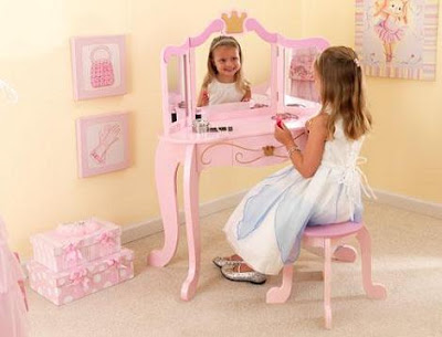 Kids dressing table designs for girls bedroom decor 2019
