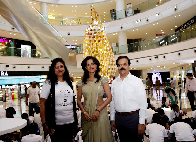 Swarovski brings smile to 100 underprivileged children Swarovski joins hands with Smile Foundation Swarovski brings smile to 100 underprivileged children Swarovski joins hands with Smile Foundation