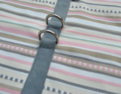 topstitch d-ring harness