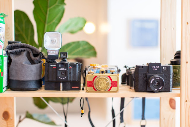 A boho home like no Sunday School I know - camera collection bohohome.com @bohosusan