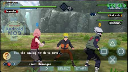 Gameplay,Naruto,Shippuden,Kizuna,Drive,for,Android ,PPSSPP