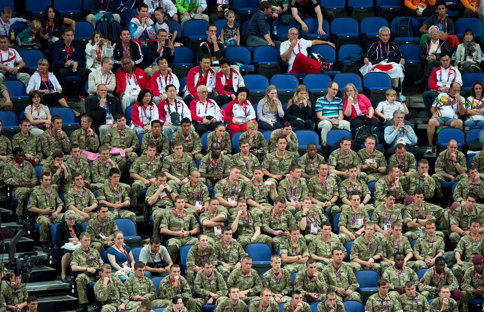 British+Military+Seat+Fillers+at+London+Olympics.jpg