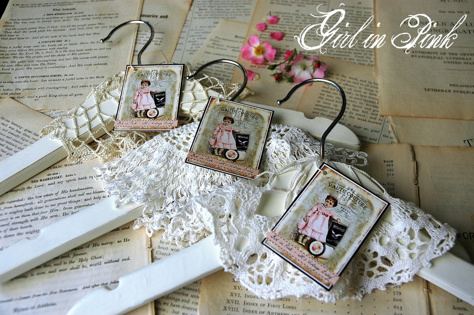 Girl in Pink Easy DIY Decorative Hangers